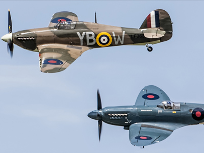 Hurricane Mk.IIC & Spitfire Mk.XIX